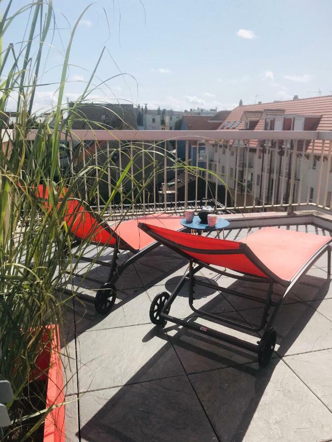 위머로우 La Terrasse Vue Mer Du 42 Ferber, Plein Sud Wifi 아파트 외부 사진